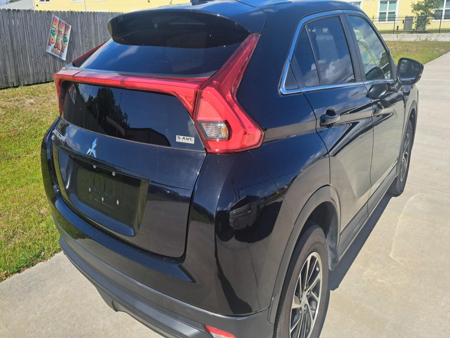 2020 Black Mitsubishi Eclipse Cross ES AWD (JA4AT3AA5LZ) with an 1.5L L4 DOHC 16V engine, CVT transmission, located at 1181 Aurora Rd, Melbourne, FL, 32935, (321) 241-1100, 28.132914, -80.639175 - Photo#2